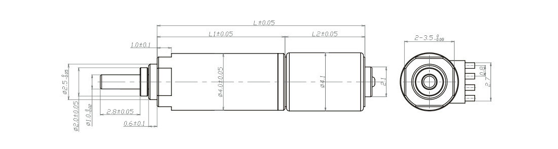 4MM金属减速齿轮箱